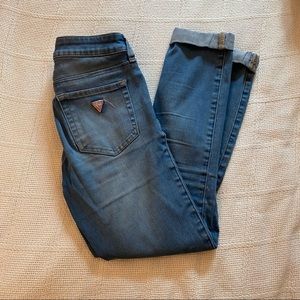 Guess cropped soft skinny jeans
